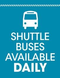 Shuttle Buses Available Daily!