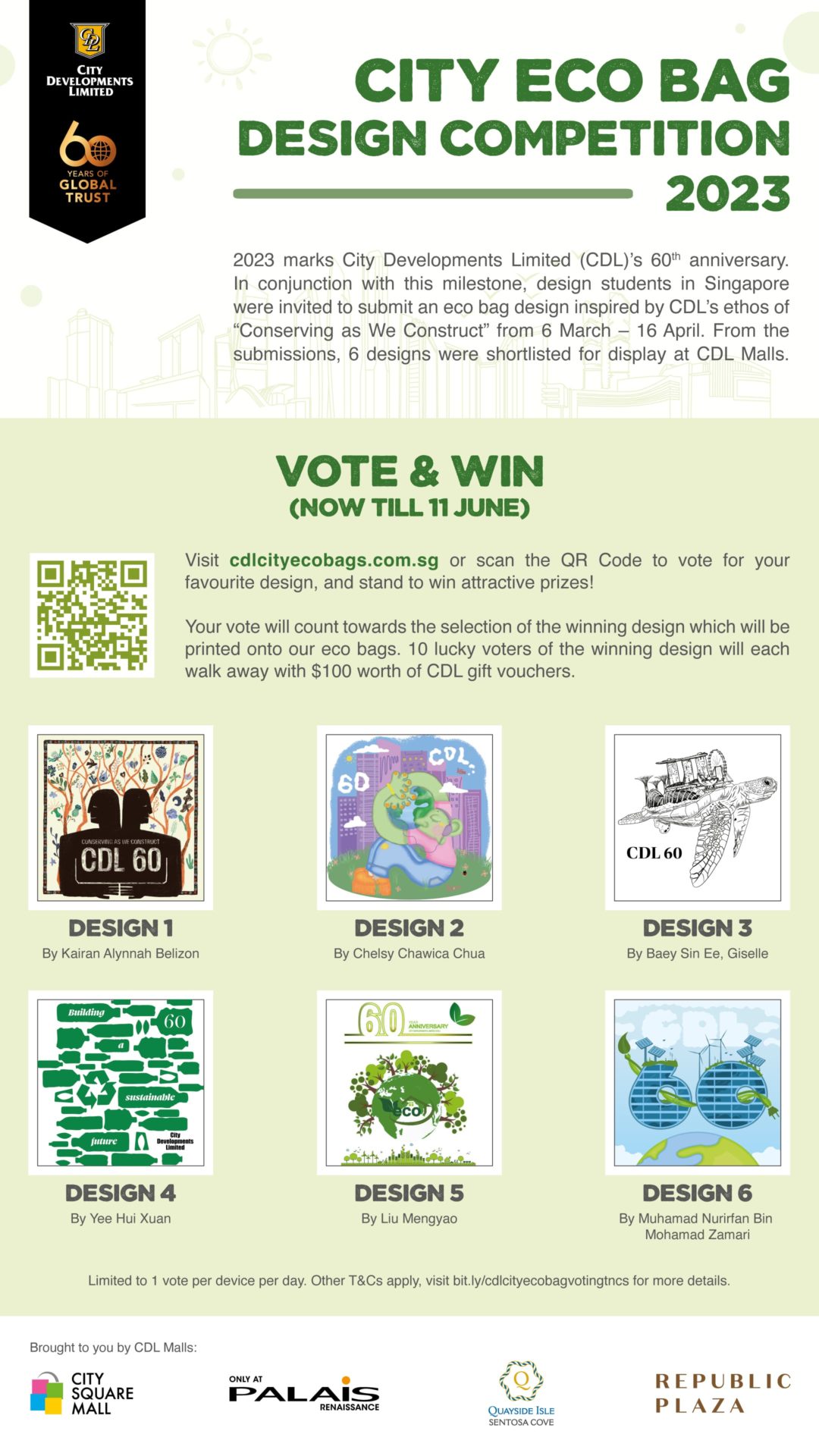 City Eco Bag Design Competition - Vote & Win!